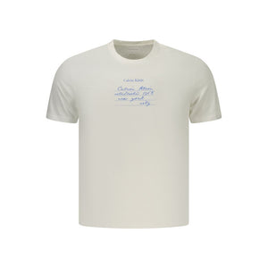 White Cotton Men's T-Shirt