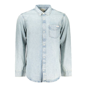 Azzurro Cotton Mens Shirt