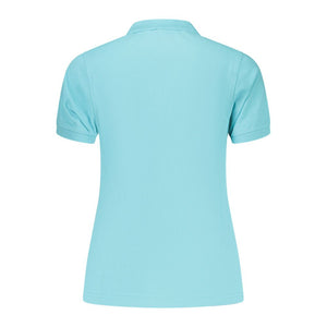 Norway 1963 Azzurro Baumwoll-Poloshirt für Damen