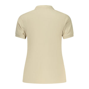 Norway 1963 Beige Baumwoll-Polo für Damen