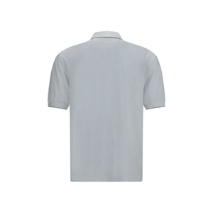 Brunello Cucinelli Weißes Poloshirt aus Polyamid