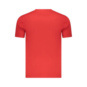 Marina Militare Rotes Baumwoll-T-Shirt für Herren