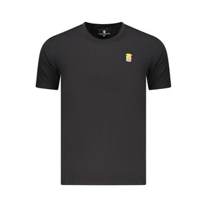 Marina Militare Schwarzes Baumwoll-T-Shirt für Herren