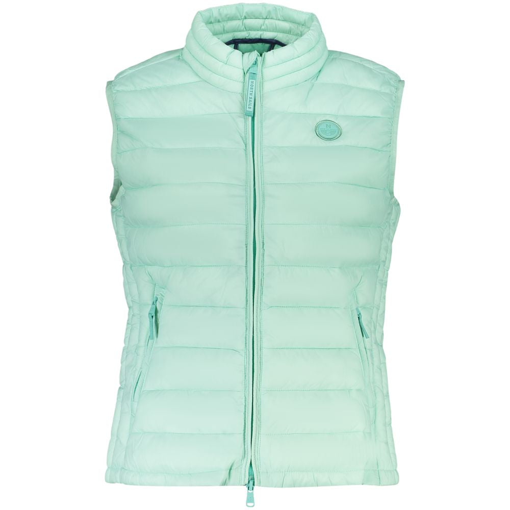 North Sails Grüne ärmellose Polyesterjacke