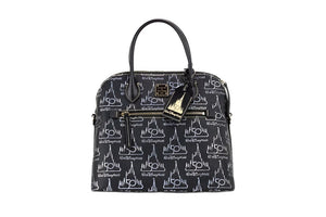 Dooney & Bourke Schwarze Walt Disney World 50th Anniversary Leder-Tasche