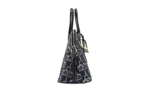 Dooney & Bourke Schwarze Walt Disney World 50th Anniversary Leder-Tasche