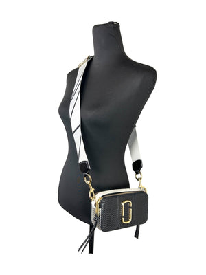 Marc Jacobs The Snapshot Crossbody Bag aus Schlangenleder