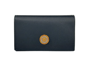 Versace Mini Chain Black Crossbody Geldbörse