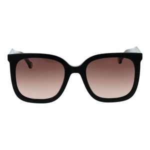 Carolina Herrera Schwarze Sonnenbrille aus Acetat