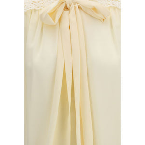 Chloé Beige Polyester Bluse