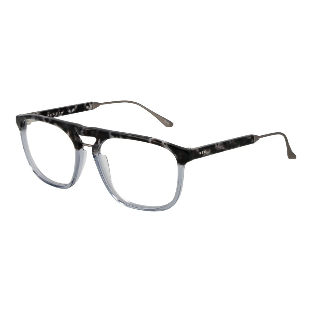 Sandro Grau-Transparente Brillengestelle aus Acetat und Metall