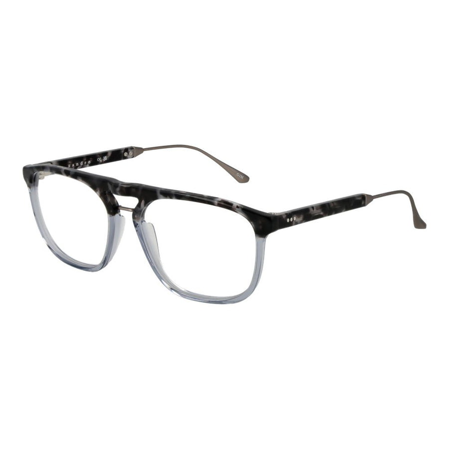 Sandro Grau-Transparente Brillengestelle aus Acetat und Metall