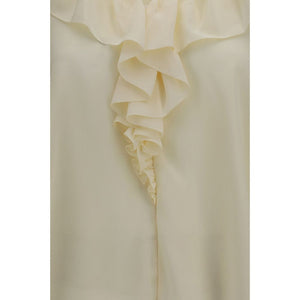 Chloé Beige Seidenbluse