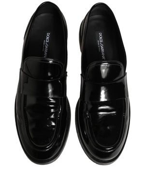 Dolce & Gabbana Schwarze Leder Loafer für Herren