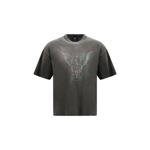 Represent Graues Baumwoll-T-Shirt