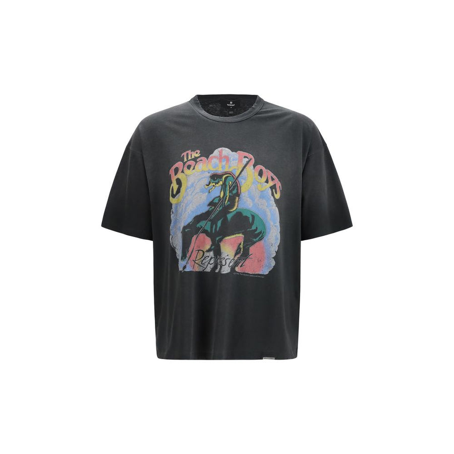 Represent Graues Baumwoll-T-Shirt