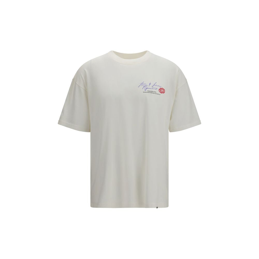 Represent Weißes Baumwoll-T-Shirt