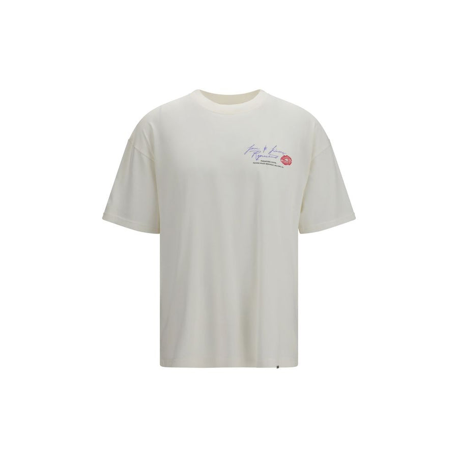 Represent Weißes Baumwoll-T-Shirt