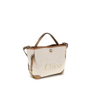 Chloé Beige Stoff-Schultertasche