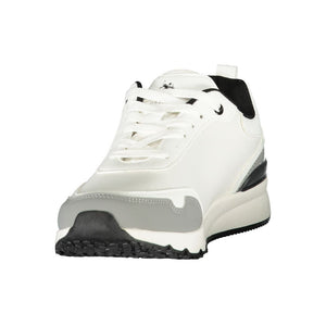U.S. POLO ASSN. Weiße Sneaker aus Polyester im Athletic-Stil