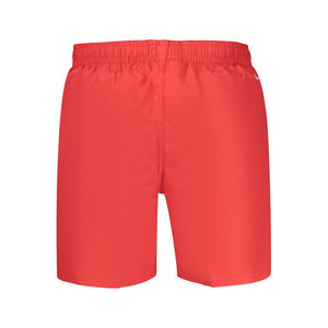 Nike Herren-Badeshorts aus rotem Polyester