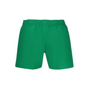 Green Polyester Men's Swimwear