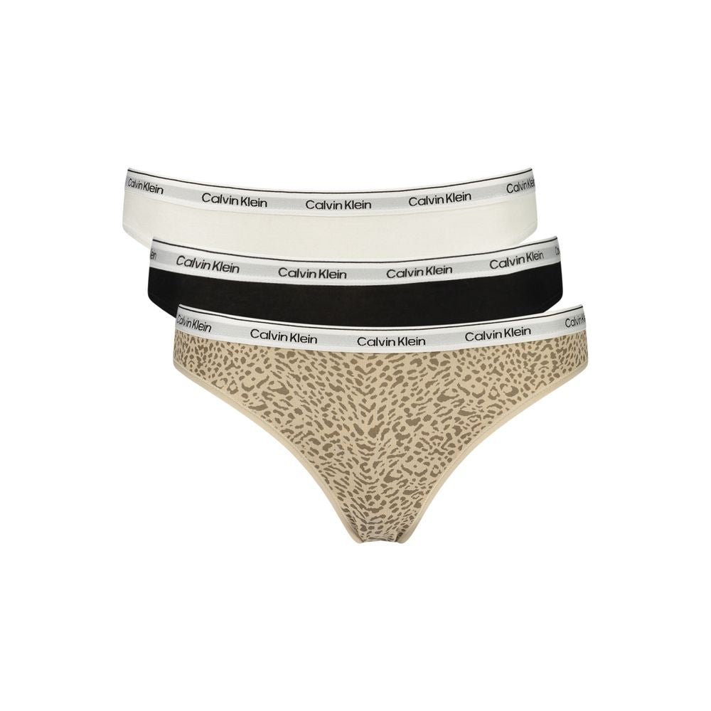 Calvin Klein Schwarzer Baumwoll-Slip