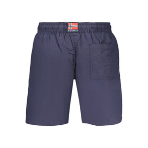 Norway 1963 Blaue Badeshorts aus Polyamid