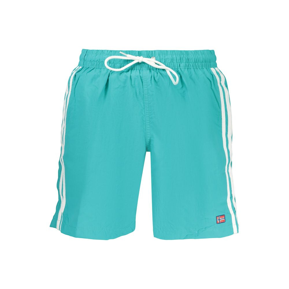 Norway 1963 Blaue Badeshorts aus Polyamid