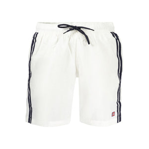 Norway 1963 Weiße Badeshorts aus Polyamid