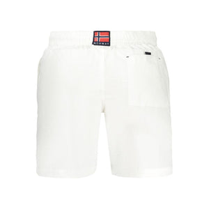 Norway 1963 Weiße Badeshorts aus Polyamid