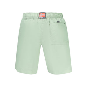 Norway 1963 Grüne Badeshorts aus Polyamid