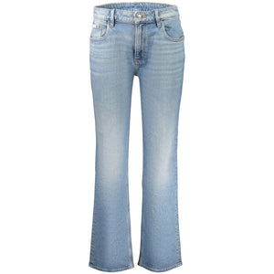 Calvin Klein Azzurro Baumwoll-Jeans für Damen