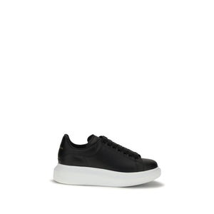 Alexander McQueen Schwarze Bos Taurus Plateau-Sneaker aus Kalbsleder