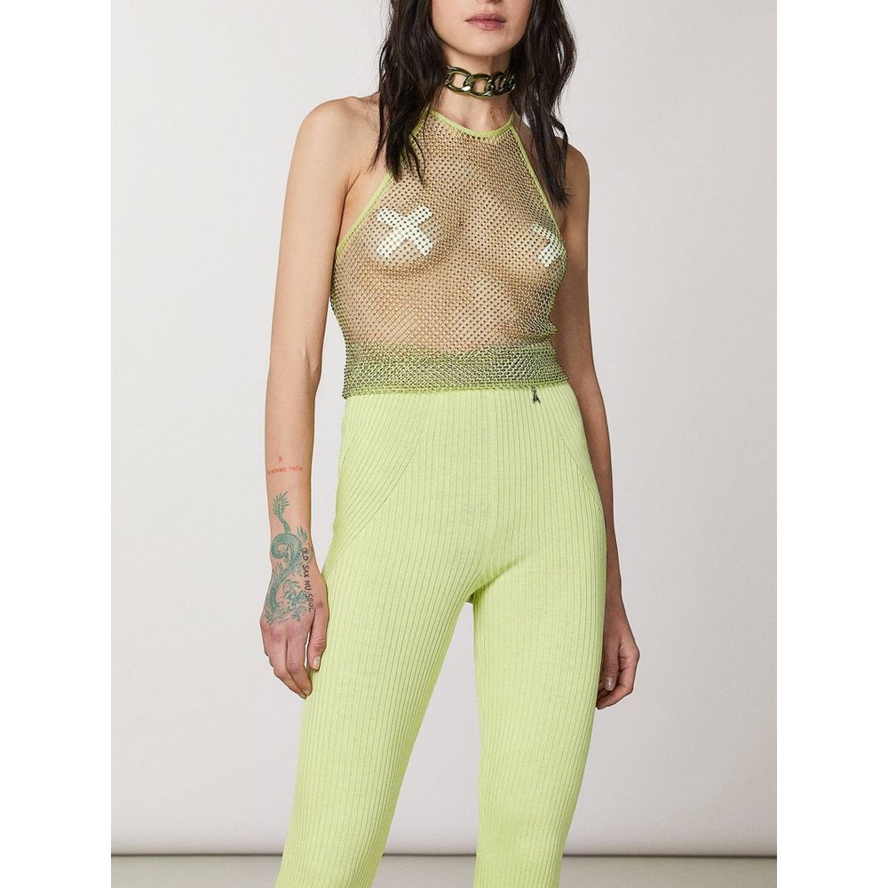 Patrizia Pepe Gelbe Polyester-Tanktops