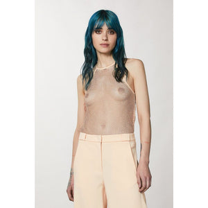 Patrizia Pepe Rosa Polyester-Trägershirts