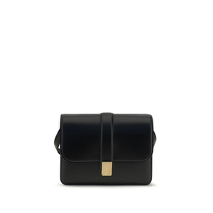Khaite Schwarze Bos Taurus Kalbsleder Schultertasche