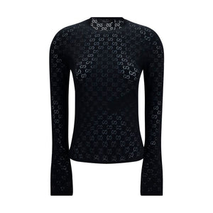 Gucci Schwarzer Baumwoll-Sportswear-Artikel