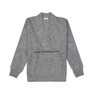 Brunello Cucinelli Grauer Wollpullover