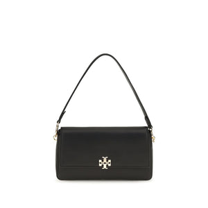 Tory Burch Schwarze Bos Taurus Kalbsleder Schultertasche