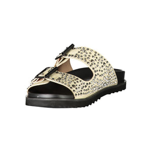 Laura Biagiotti Beige Polyurethan Damen-Slipper