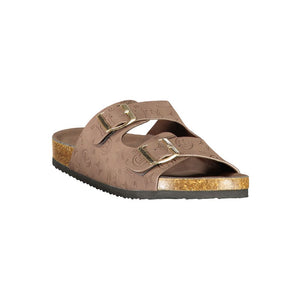 Laura Biagiotti Braune Damen-Sandalen aus Polyurethan
