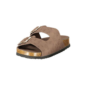 Laura Biagiotti Braune Damen-Sandalen aus Polyurethan