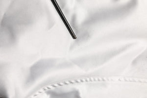 Dolce & Gabbana Weiße DG Logo Bomberjacke aus Polyester-Jersey