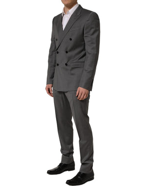 Dolce & Gabbana Grauer MARTINI Slim Fit Anzug für Herren, 2-teilig