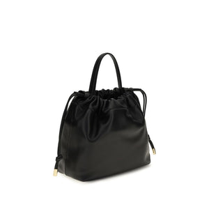 Chloé Schwarze Lammleder Schultertasche Ovis Aries Aries