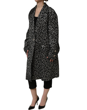 Di Stavnitser Brauner Mohair-Gürtel-Trenchcoat