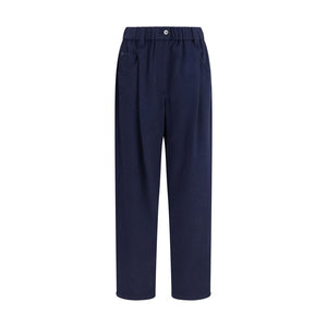 Brunello Cucinelli Blaue Wollhose Oves Aries