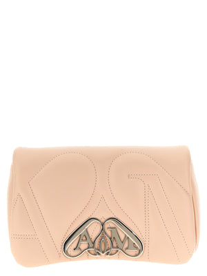 Alexander McQueen Beige Lammleder Crossbody Bag