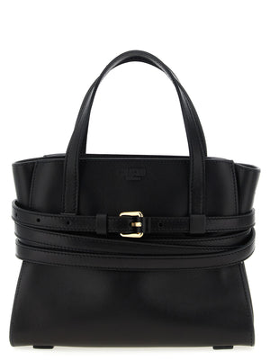 Moschino Schwarze Handtasche aus Polyester